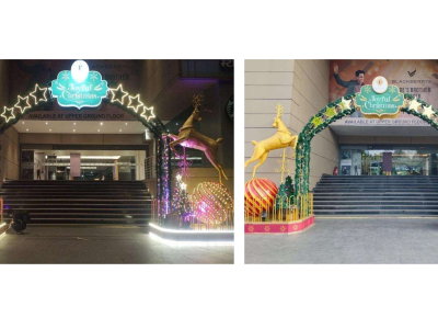 christmas mall decor